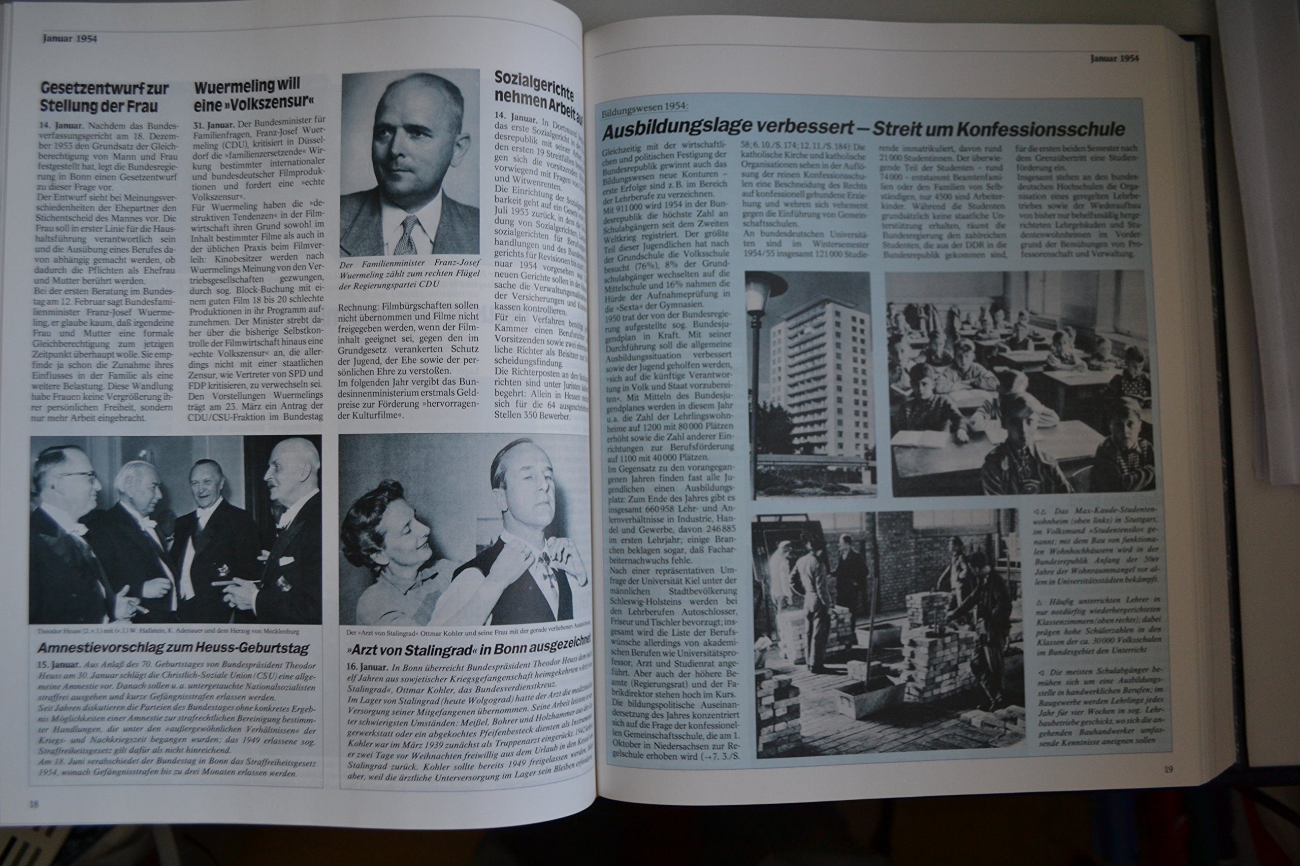 1952 - 1955; Band 14 (Chronik - Bibliothek des 20. Jahrhunderts)