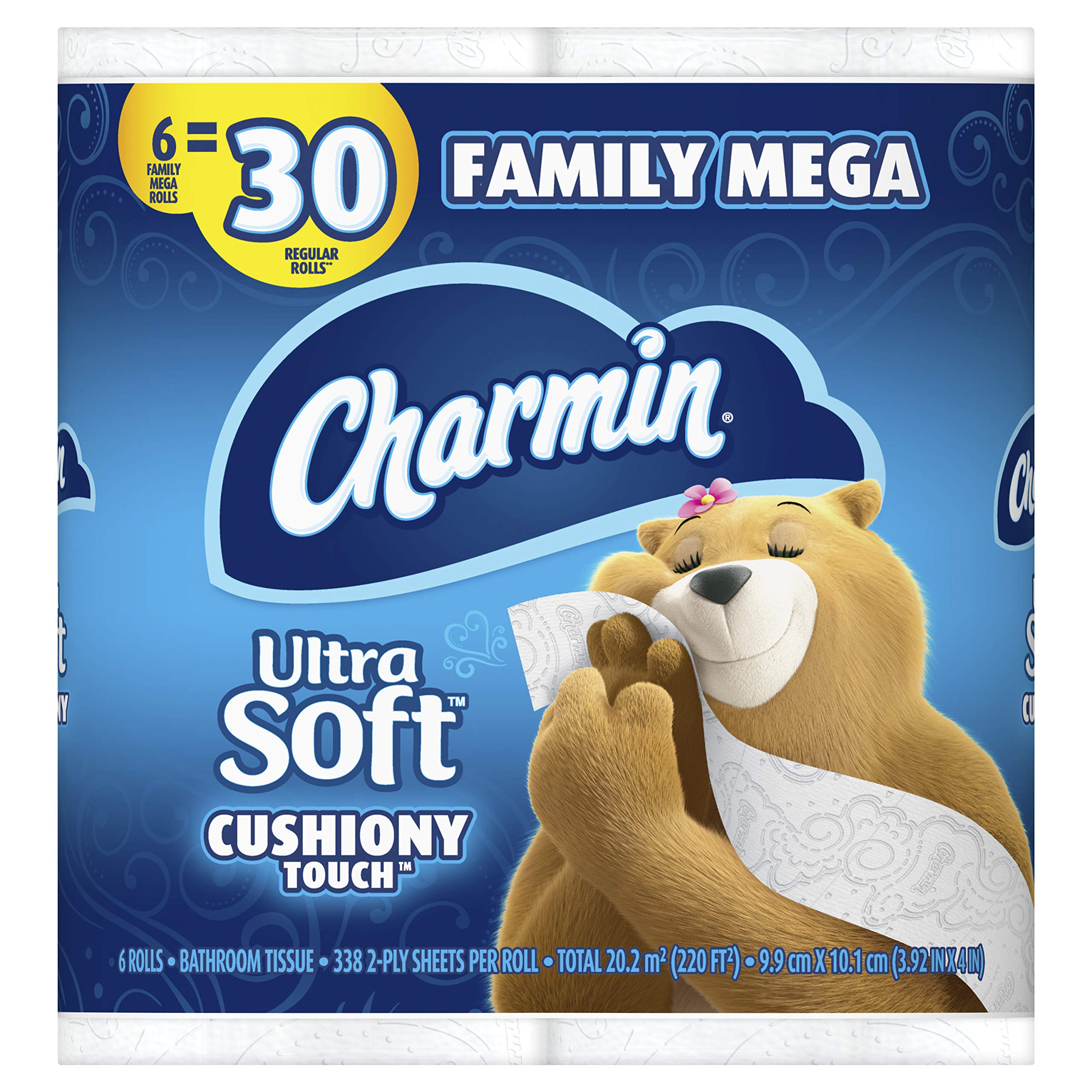 Photo 1 of 22 rolls of Charmin Ultra Soft Cushiony Touch Toilet Paper,