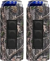 Vista 30 de QualityPerfection Funda magnética delgada para enfriar latas, imán de cerveza/energía, 12 onzas, tamaño delgado, neopreno, 0.157 in de grosor