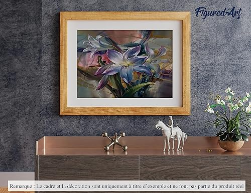 Vista 225 de Figured'Art - Juego de pintura por números, lienzo enrollado sin marco, para manualidades, para adultos, 16 x 20 pulgadas, jarrón de peonías