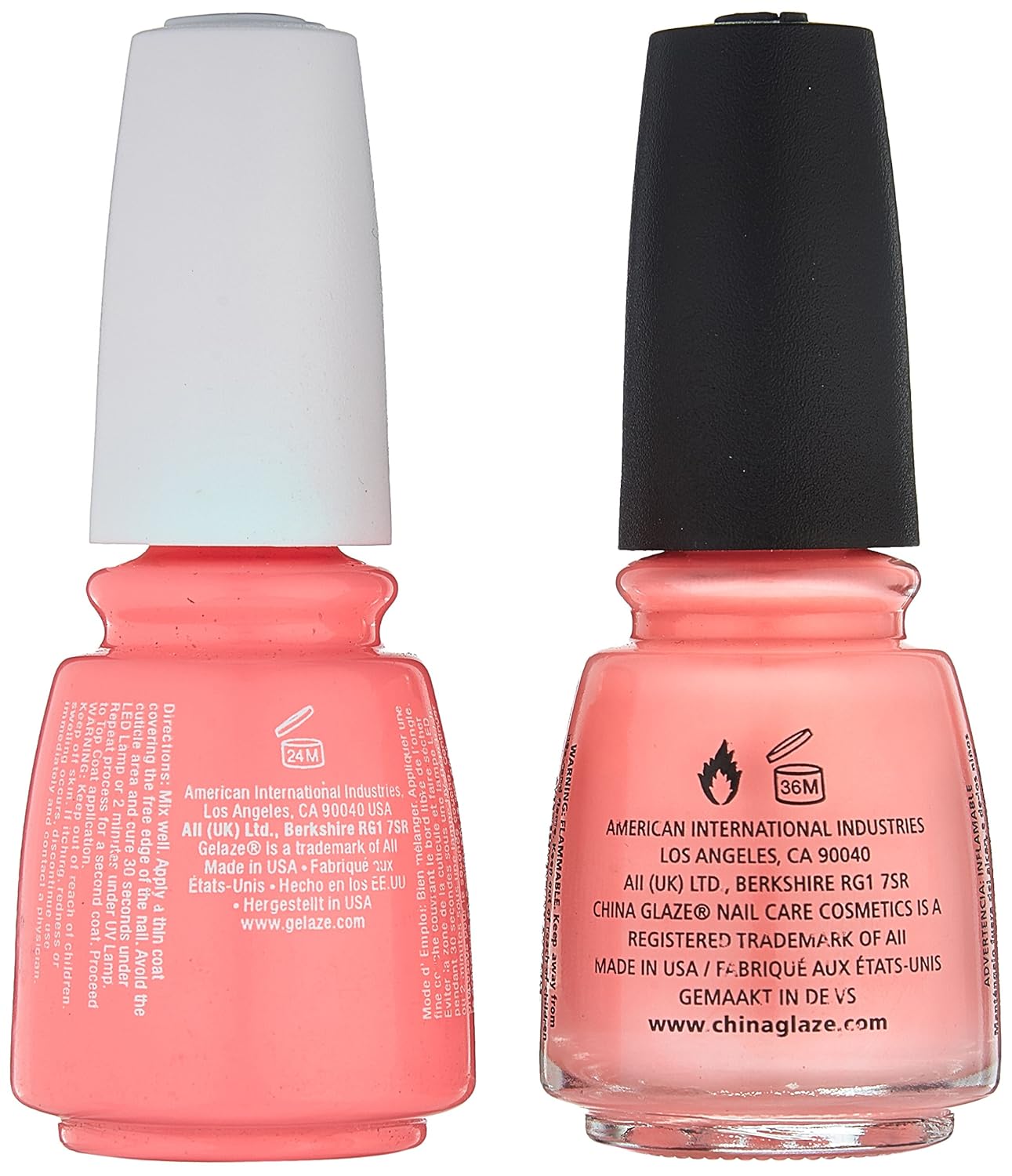 Amazon Com Esmalte De Unas China Glaze Puntas Y Dedos De Los Pies Neon Encendido Y Encendido 2 Unidades Belleza Y Cuidado Personal
