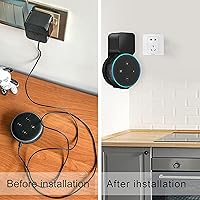 Vista 6 de Echo Dot Soporte de pared para 3ª generación, accesorios de ahorro de espacio, altavoces inteligentes para el hogar, accesorios inteligentes Echo