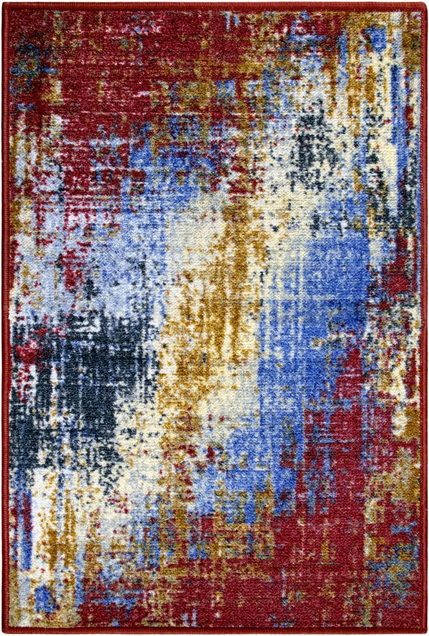 Digitally Printed, Low Maintenance, Affordable and Fashionable, Non-Slip Arona Washable Area Rug, 2'6'x8'