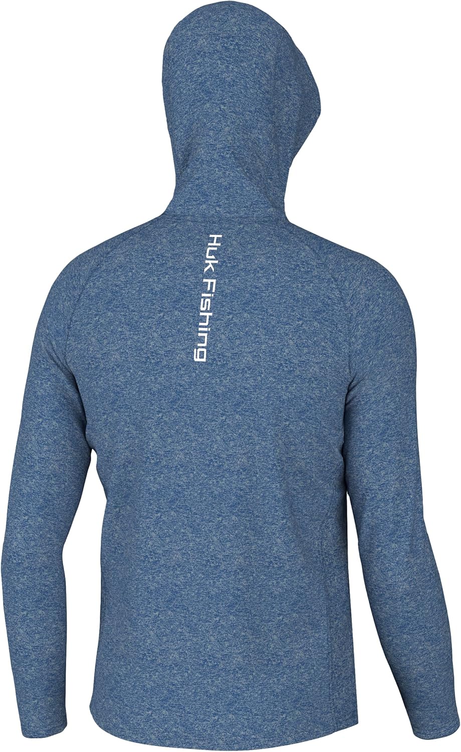 HUK mens Pursuit Heather Hoodie, Sun Protecting Fishing Shirt With Hood - Image 3