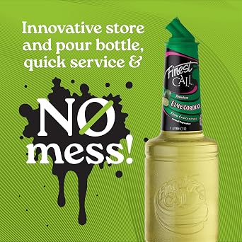 Finest Call Lime Cordial | Real Lime Juice | Bar Essential | 1 Litre Bottle