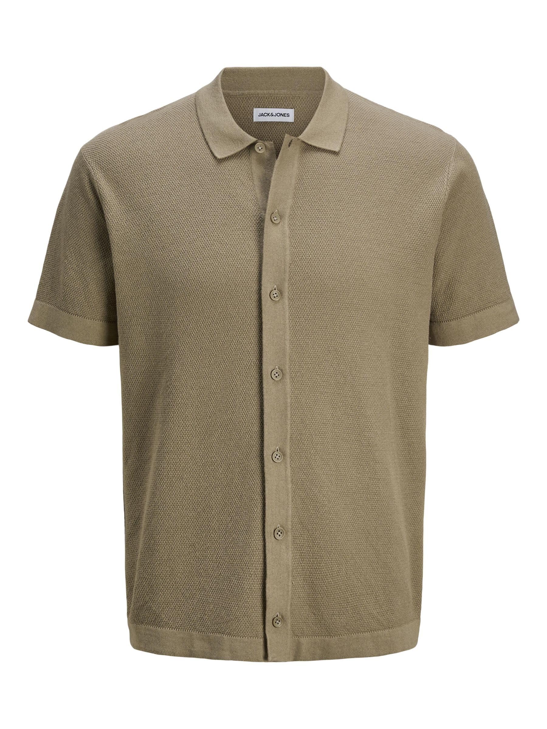 JACK & JONES Male Strickpullover Einfarbig Strickpullover