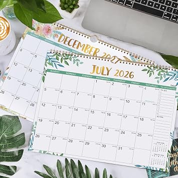 Calendar 2027 - Wall Calendar 2027 with 18 Months