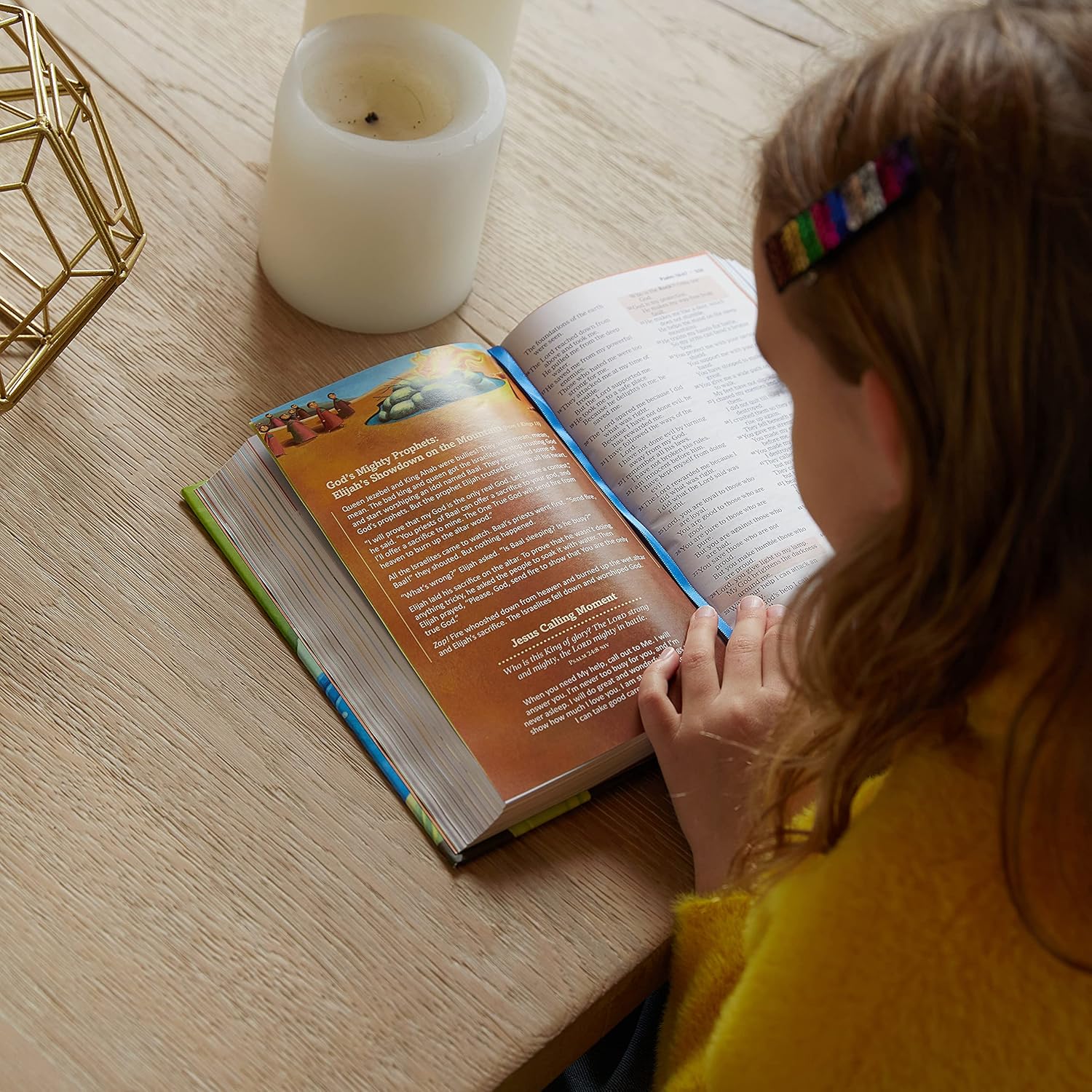 ICB, Jesus Calling Bible for Children, Leathersoft, Orange: with Devotions from Sarah Young’s Jesus Calling