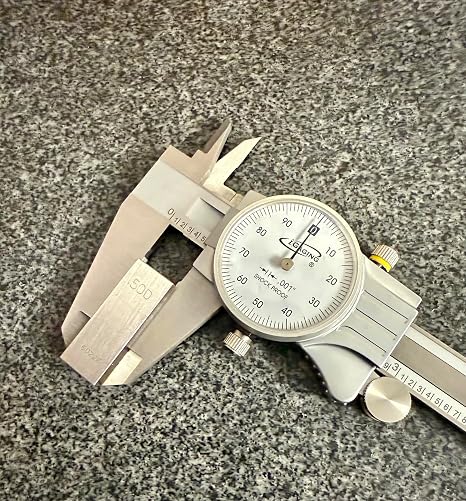 iGAGING Premium Movement Dial Caliper 0-6/0.001 Supreme Precision Maximum Shock Proof Solid Hardened Stainless Steel w/Titanium Casing, #100-120-06