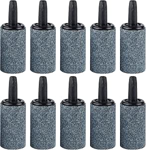 Pawfly Aquarium Air Stone 1 Inch, 10 Pack
