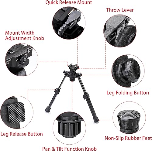 Miniatura 3 de Zeadio Bípode giratorio inclinable serie F20