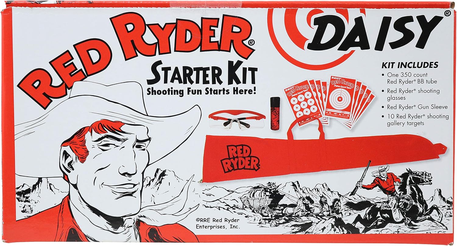 Daisy 3163 Red Ryder Starter Kit (993163-304), Multicolored