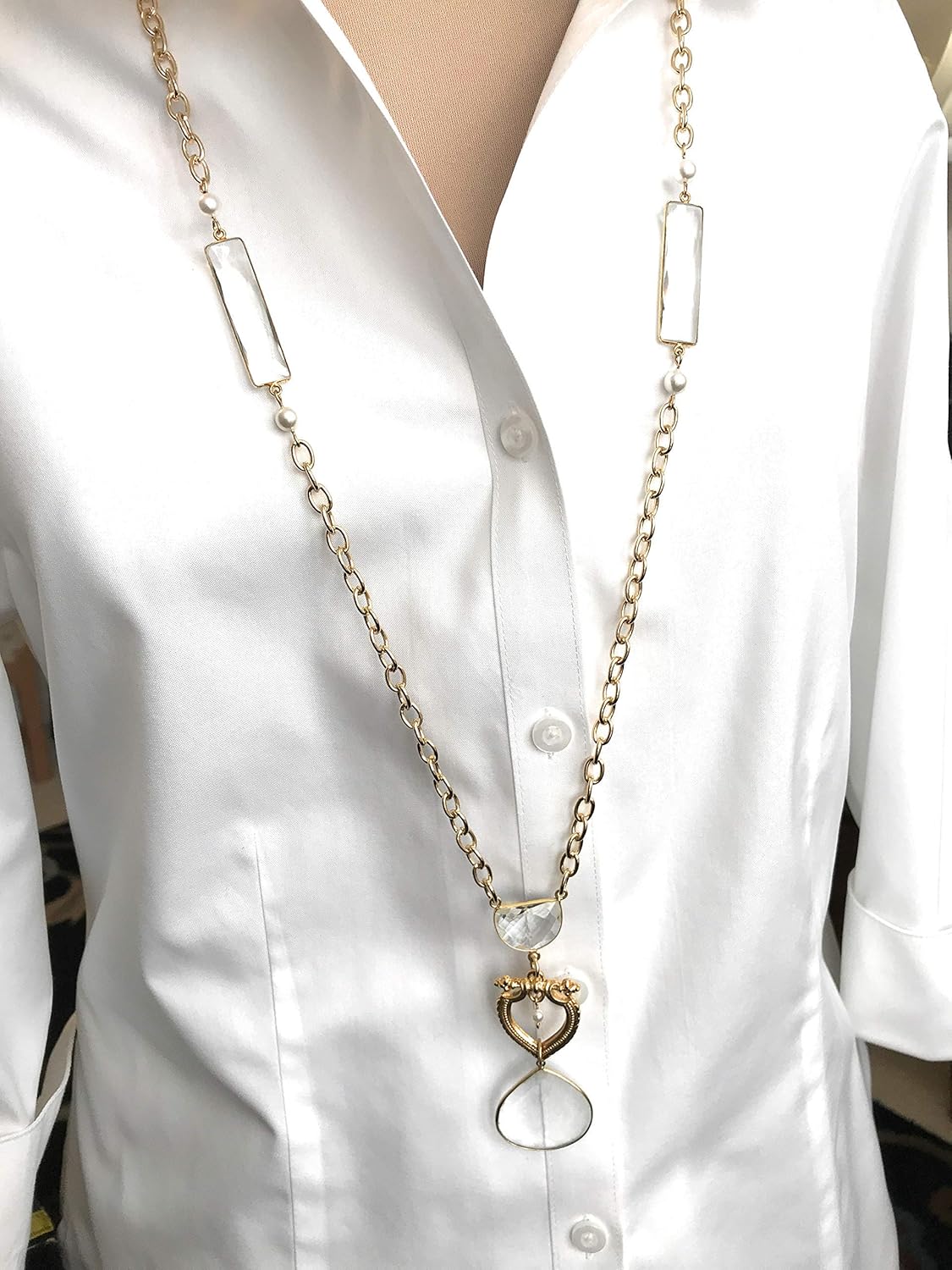 Crystal pendant Necklace Handmade Products