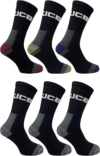 Mens Multipack Workwear Apparel Socks - Assorted Black - UK 6-11 EUR 39-46