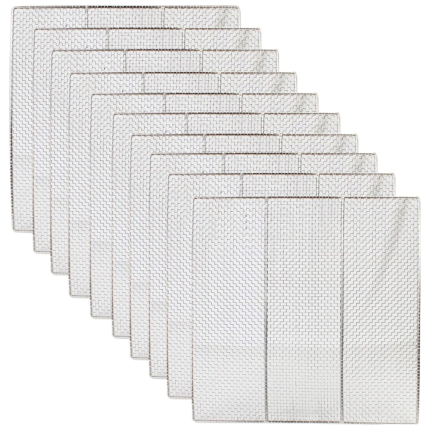 OCS Parts 19" x 19" Donut Fryer Screens | Heavy-Duty, Reinforced Stainless Steel Bakery and Donut Fryer Screens for Belshaw, Avalon, and Commercial Donut Fryers (5)