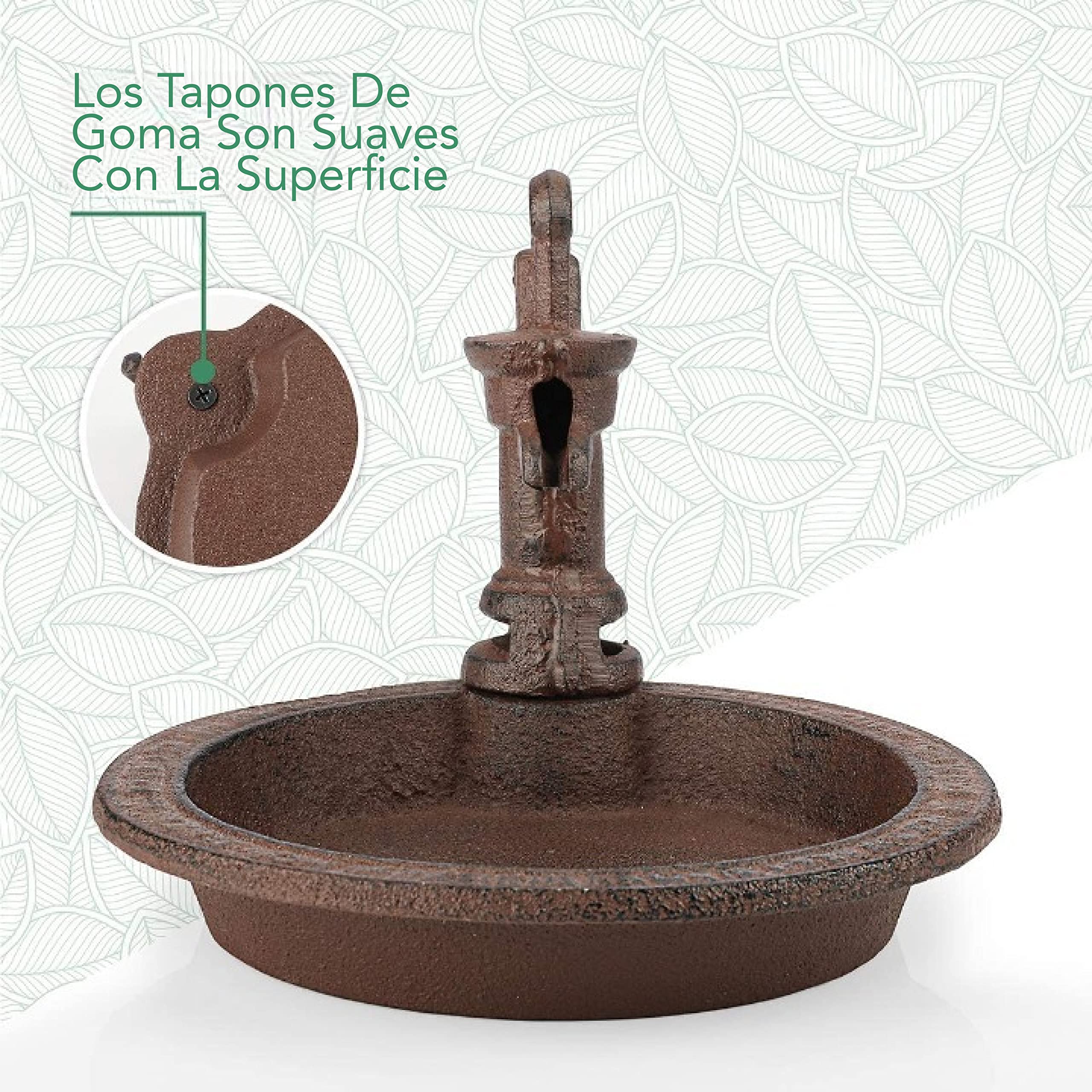 WILDLIFE FRIEND | Bebedero para pájaros, pequeño y Resistente a la Intemperie, Cuenco para Alimentos, baño para pájaros, para Colgar — view 3