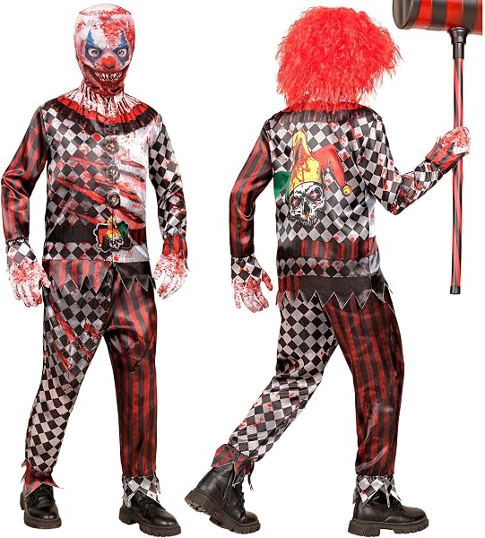 W WIDMANN MILANO Party Fashion - Disfraz de payaso asesino para niños