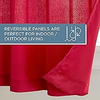 Vista 6 de Curtains - Cortinas con ojales para interior y exterior, 2 paneles de cortina