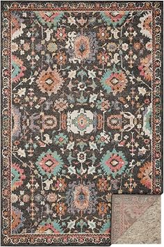 Mohawk Home 2' x 8' Non Slip Rug Pad Gripper 1/2 Thick Dual Surface Felt + Rubber Gripper - Safe for All Floors