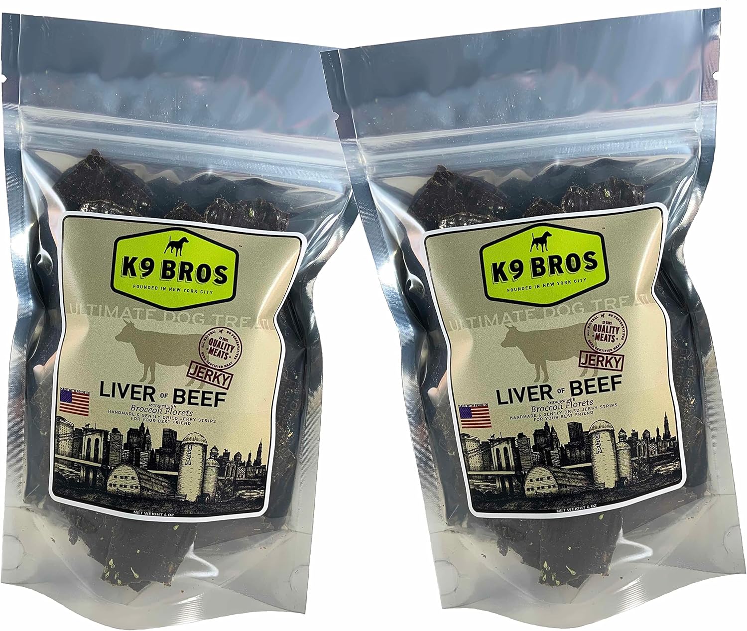 Liver of Beef Dog Treats (2 Pack)