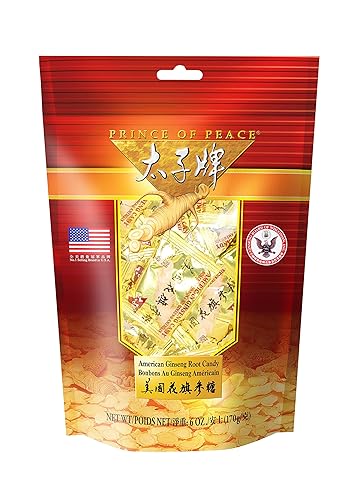 Prince Of Peace Caramelo de raíz de ginseng americano (6oz)
