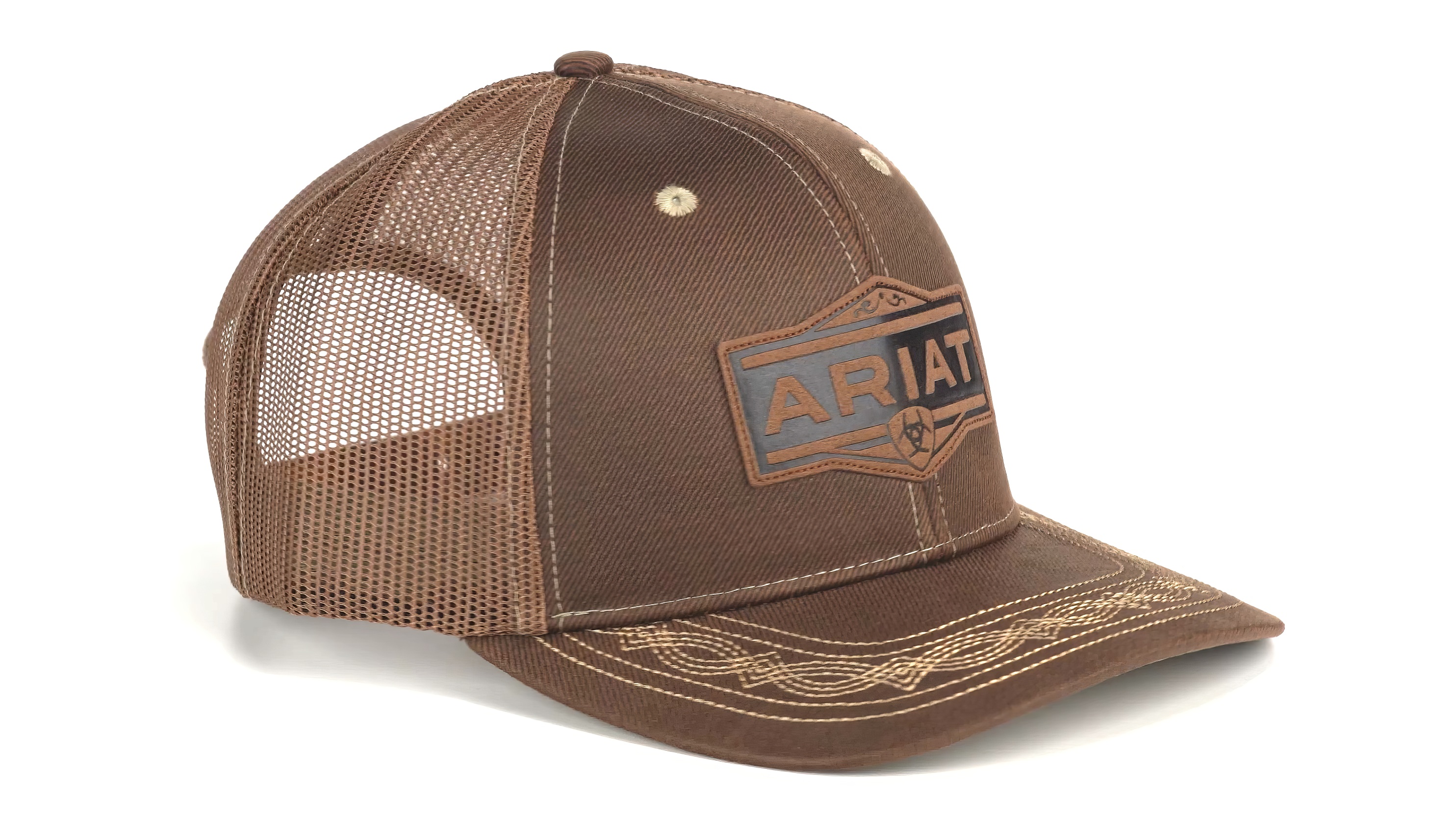 ARIAT Men's Vintage Logo Cap, Brown, Brown, One Size : Amazon.ca