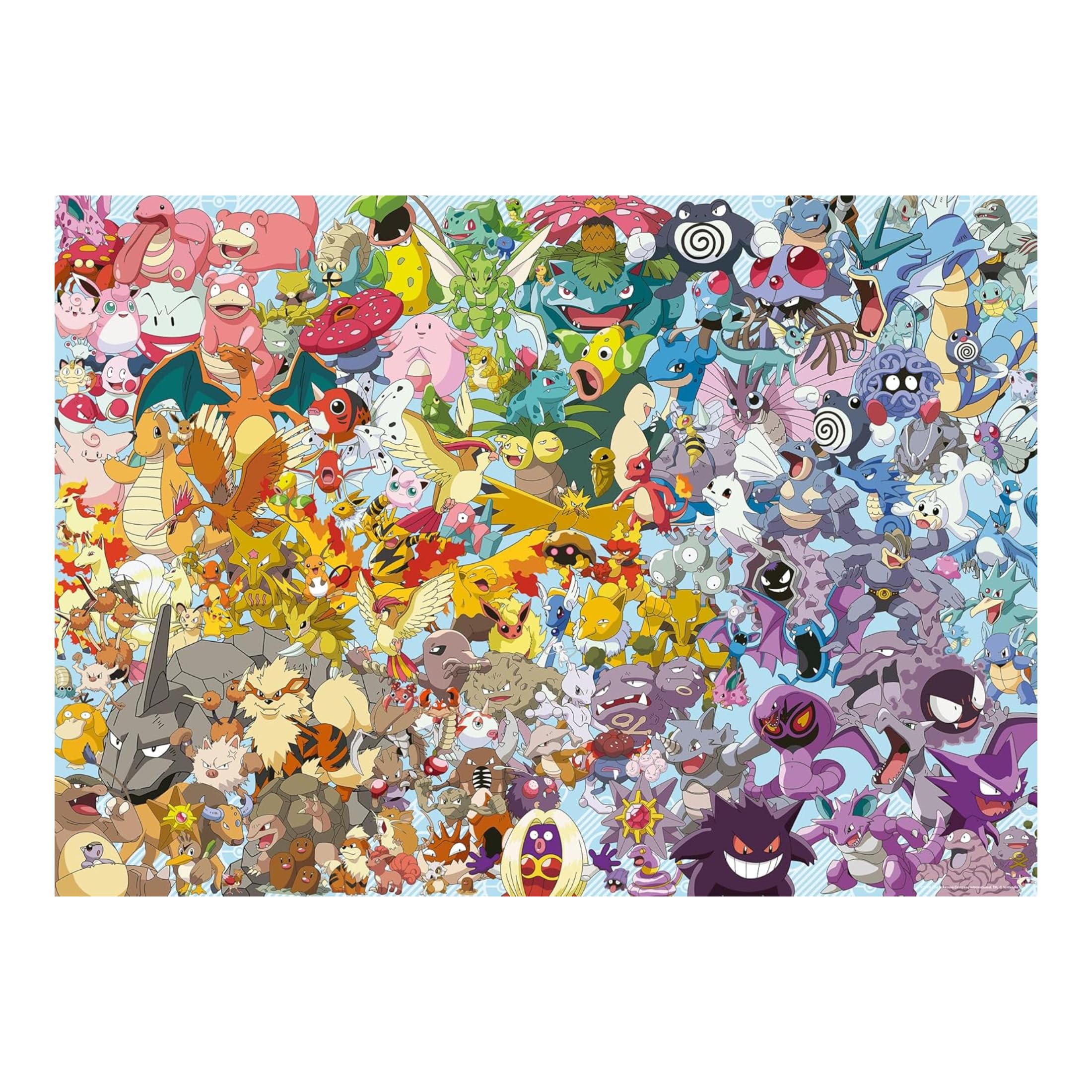 Ravensburger - Puzzle 1000 Piezas Pokemon Challenge | Puzzle Adultos | para Toda La Familia | 70x50 Cm | Rompecabezas Adultos