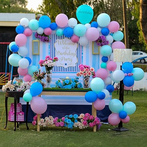 Miniatura 5 de Decoraciones de globos de 50 pies de cinta de arco de guirnalda de cinta de serpentina para decoración de bodas, fiestas de cumpleaños, baby shower,