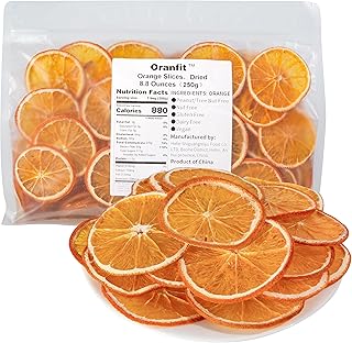 Oranfit Dried Orange Slices 8.8oz/250g(67 to 108 slices)