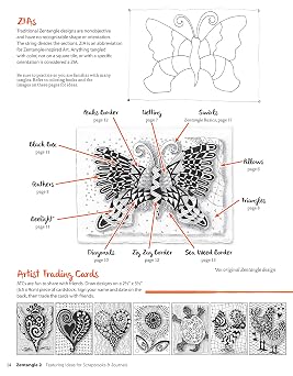 Zentangle (R) 2, Expanded Workbook Edition (Design Originals) Featuring Ideas for Scrapbooks & Journals, More than 40 New Tangles