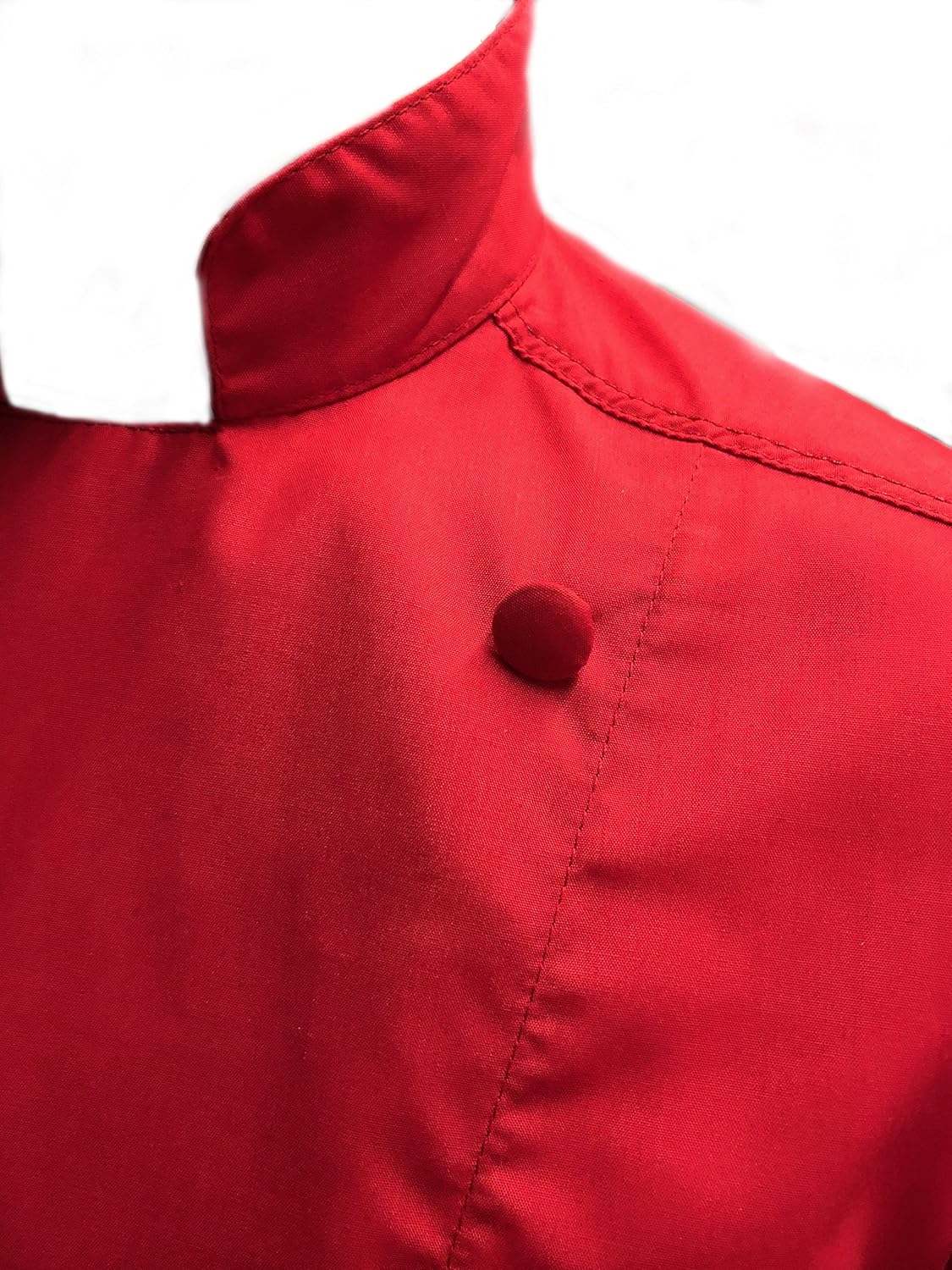 CHEFSKIN Tomato Red Lightweight Chef Jacket Coat Short Sleeve Comfortable Cool Beanie Hat Personalize (Available) (lot of 3 (Save $$$))