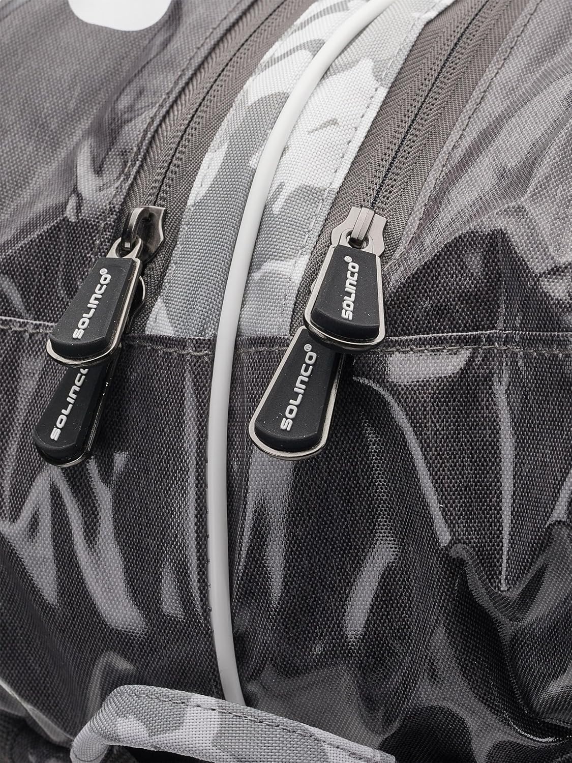 Solinco White Camo 6 Pack Tennis Racquet Bag