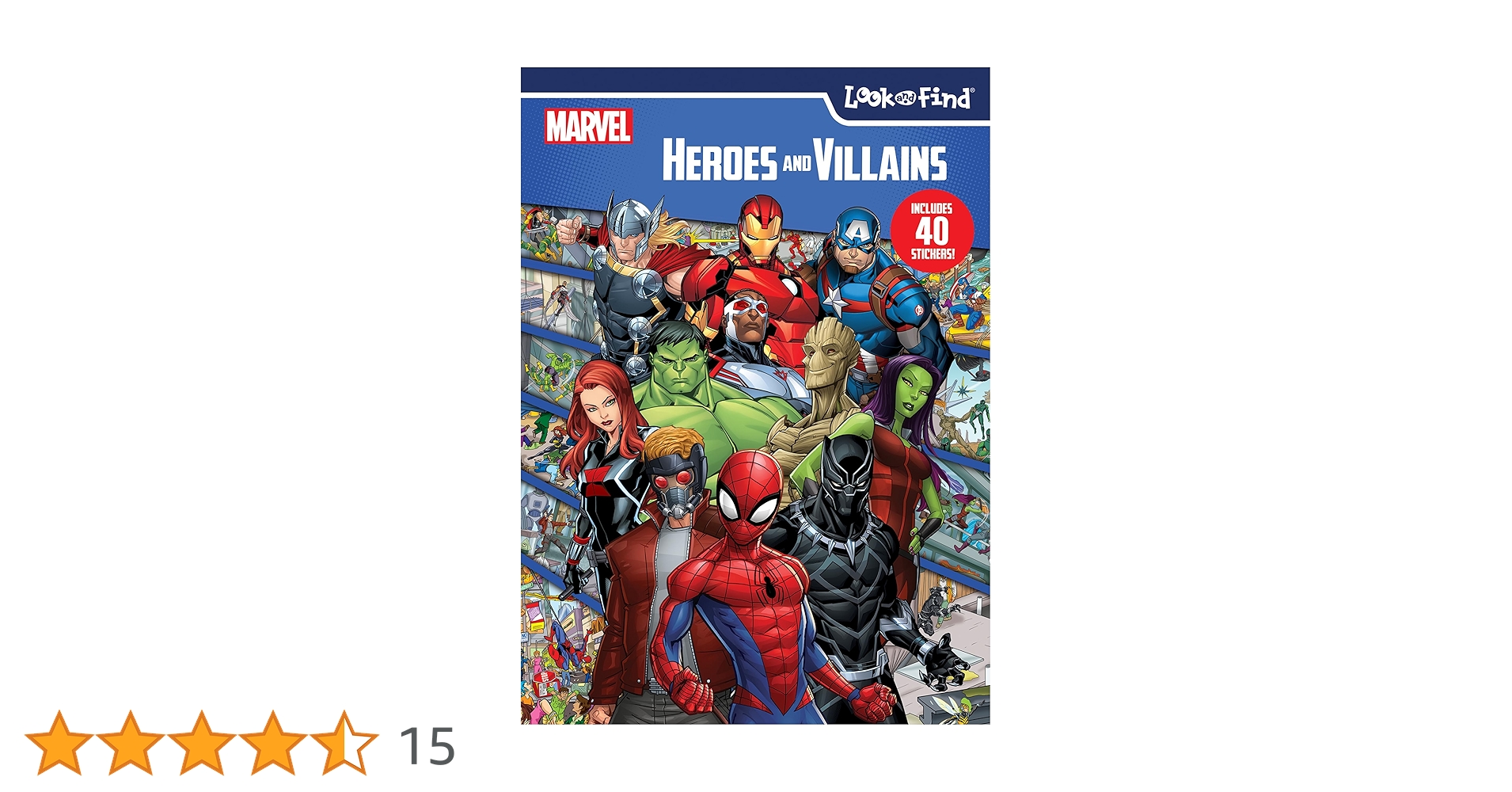 Amazon | Marvel: Heroes and Villains Look and Find | Pi Kids