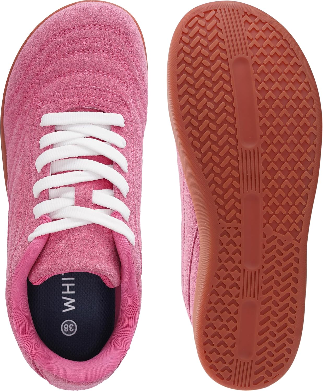 WHITIN Women's Removable Tongue Barefoot Fashion Sneakers W96 | Wide Toe Box to Reduce Toe Compression, Zero Drop for Balanced Alignment, Ideal for Wide Feet, Bunions & Daily Walking
