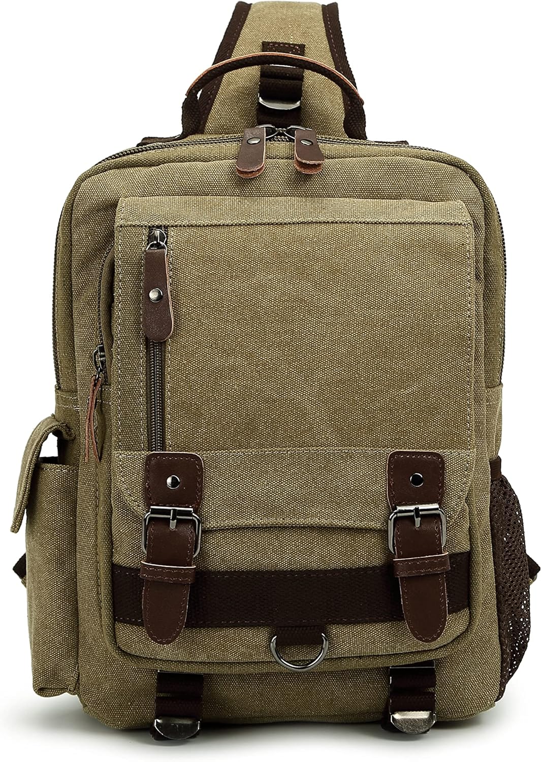 Sechunk Canvas Messenger Bag Sling Bag Crossbody Bag Shoulder Bag Retro Cross Body Handbags