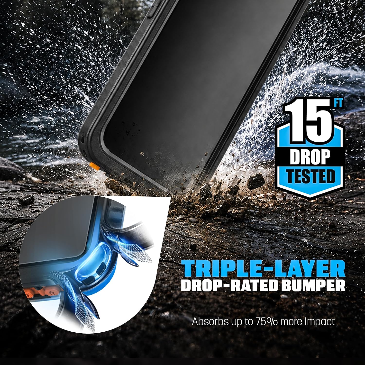 Encased iPhone 18 Pro Max Waterproof Case with Belt Clip Holster