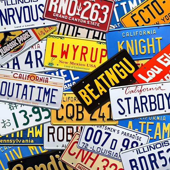 Celebrity Machines | Knight Rider | Knight | Vanity Plate, Stamped Aluminum, Metal Decorative Tag, Corrosion Resistant, Quality Novelty Sign, Wall Decoration, Wall Hanging