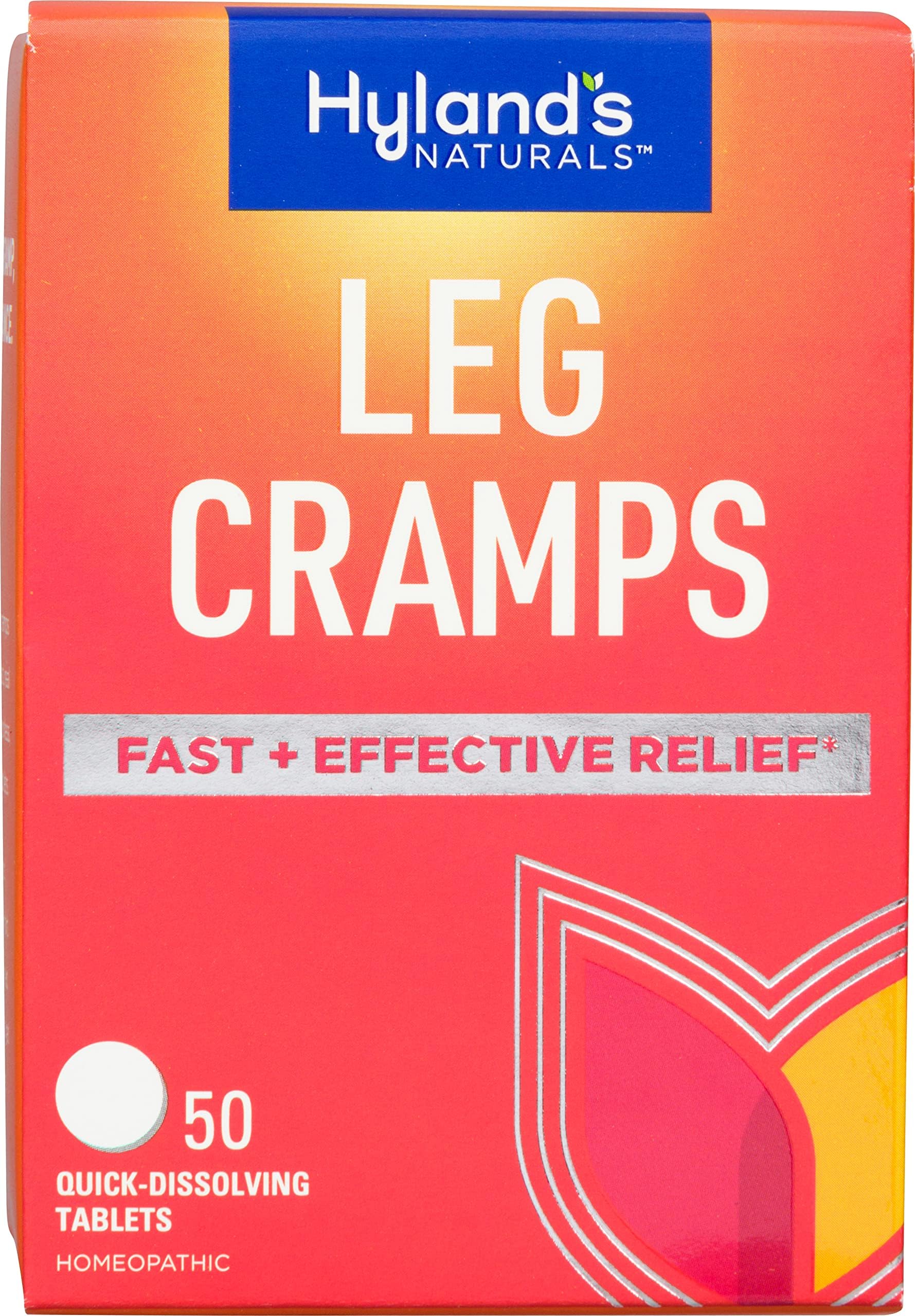 Hyland's Leg Cramps, Relief of Leg, Calf, Charley Horses, and Foot Cramps, 50 Quick-Dissolving Tablets