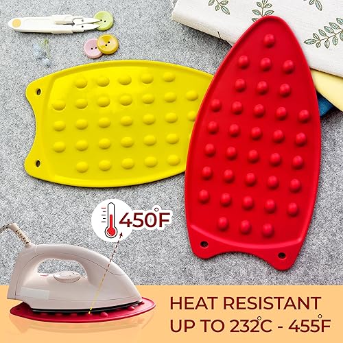 Miniatura 4 de Savina Almohadilla de silicona para tabla de planchar (paquete de 2). Almohadilla resistente al calor, versión más gruesa. Combinación perfecta con