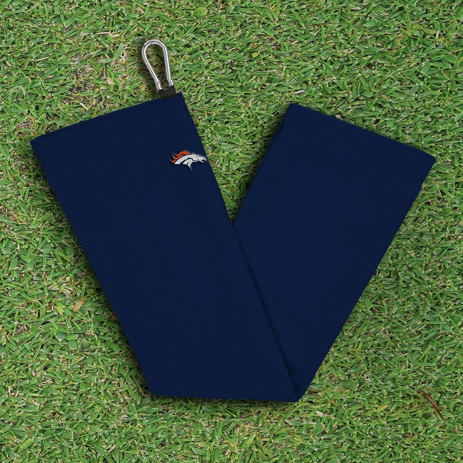 Northwest Denver Broncos NFL チームロゴマイクロファイバー三つ折りゴルフタオル 16 x 24インチ