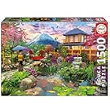Educa - Japanese Garden | 1500 Piece Puzzle for Adults. Measurements: 33,46