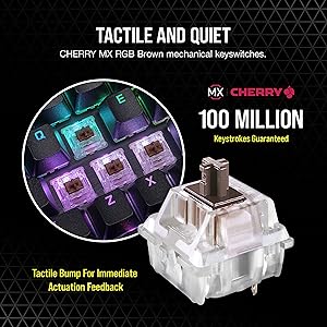 Corsair K70 RGB PRO Mechanical Wired Gaming Keyboard Cherry MX Brown Tactile Switches 8,000hz Hyper-Polling PBT Double-Shot Keycaps iCUE Compatible PC, Mac, Xbox QWERTY NA Black