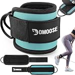 DMoose Sangle de Cheville pour Machine à Câble - Taille Unique avec Rembourrage Premium, Manchons de Cheville pour Exercices de Kickback, Bandes de Cheville pour Entraînement, Exercices de Fessiers, Extension des Jambes, Abducteurs de Hanches & Exercices du Bas du Corps