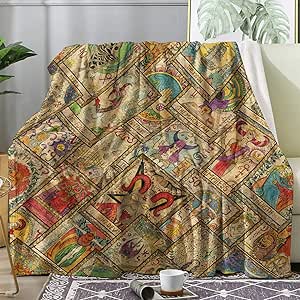 Couverture Plaid Canape Moto De Dessin Animé Couverture En Flanelle