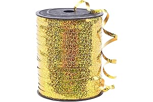 PartyWoo Gold Ribbon: A Radiant Enrichment for Celebrations and Crafts