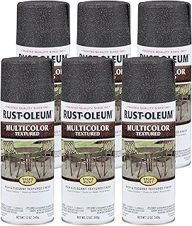 223525-6PK Stops Rust Multi-Color Textured Spray Paint, 12 oz, Aged Iron, (Pack of 6)