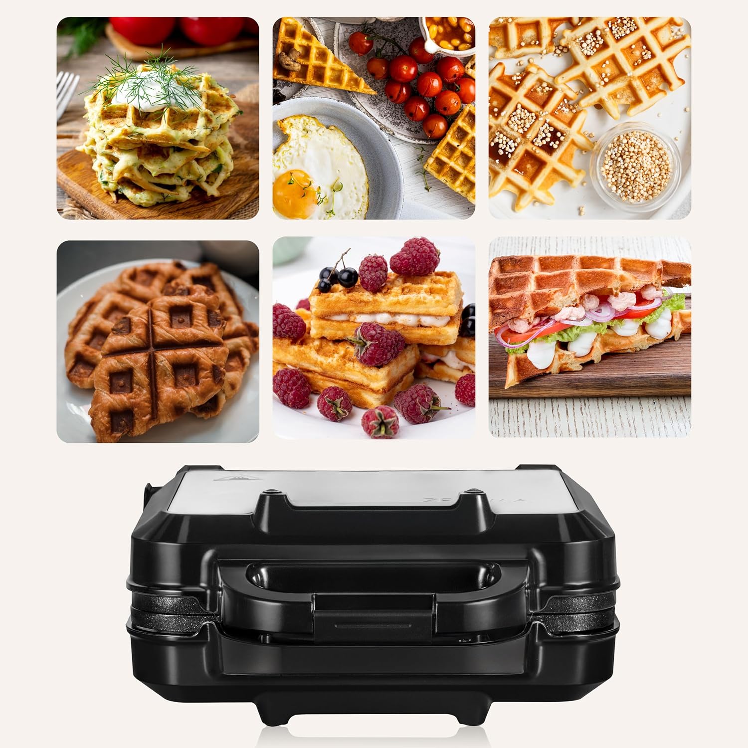 Waffelsütő függőleges tárolási pozíciója