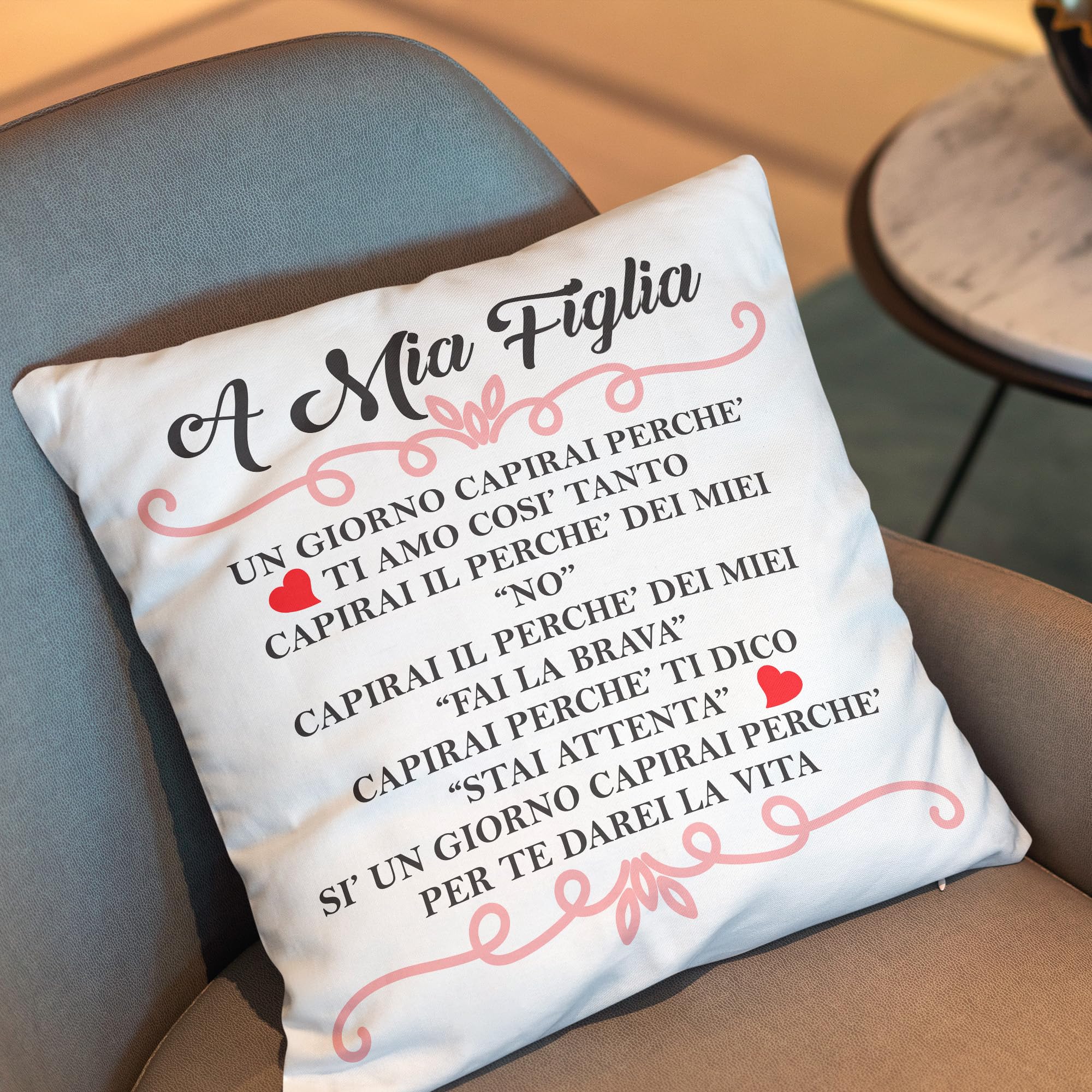 Cuscino Festa della Mamma Personalizzato con Nome | Lol T-shirt