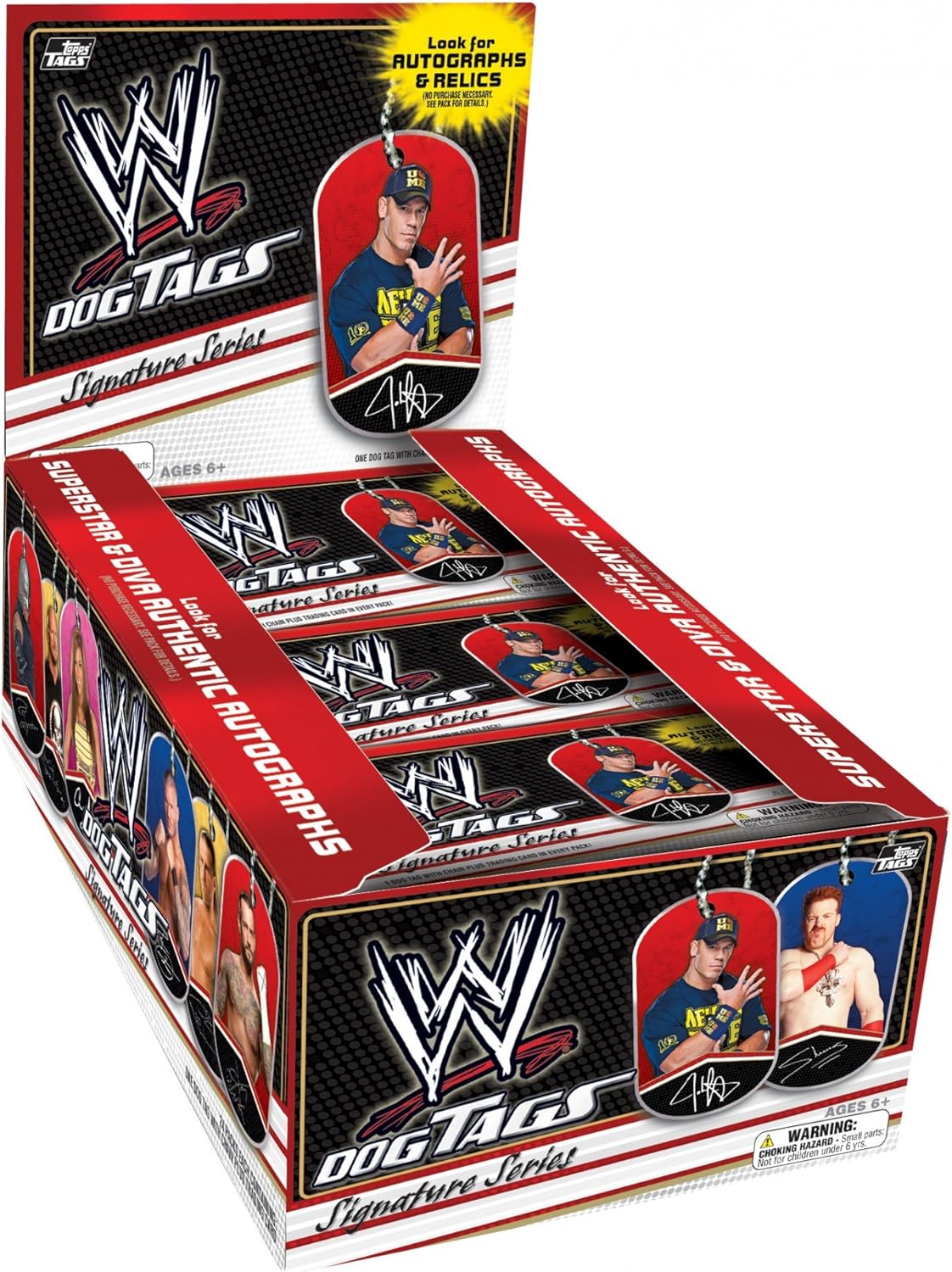 Topps 2013 WWE Wrestling Dog Tags Signature Series