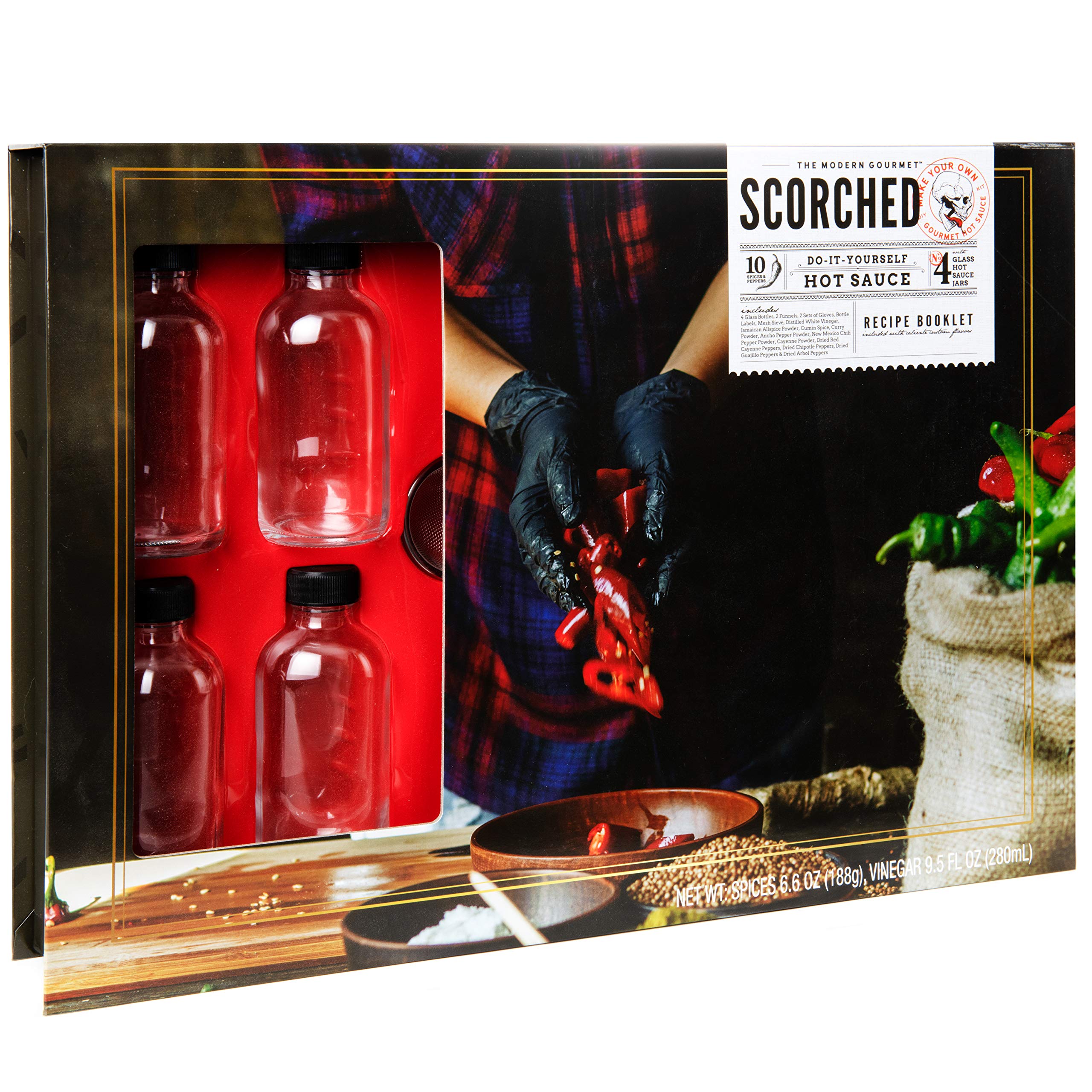 Thoughtfully DIY, Extra Large DIY Hot Sauce Making Kit, Includes 4